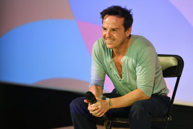 Andrew Scott pictured during a Q&A at Glastonbury over the weekend