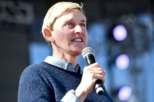 Ellen DeGeneres performing in 2018