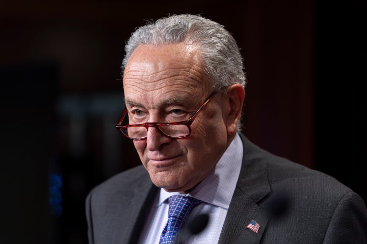 Biden's Unsure Political Future Divides Democrats As They Return To Capitol Hill 2 Senate Majority Leader Chuck Schumer, D-N.Y., speaks to reporters at the Capitol in Washington, Thursday, June 13, 2024. (AP Photo/J. Scott Applewhite)