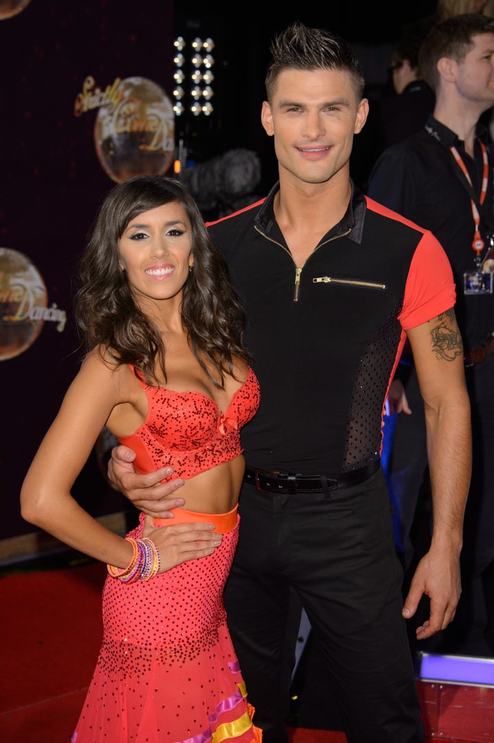 Janette Manrara and Aljaž Škorjanec in 2015