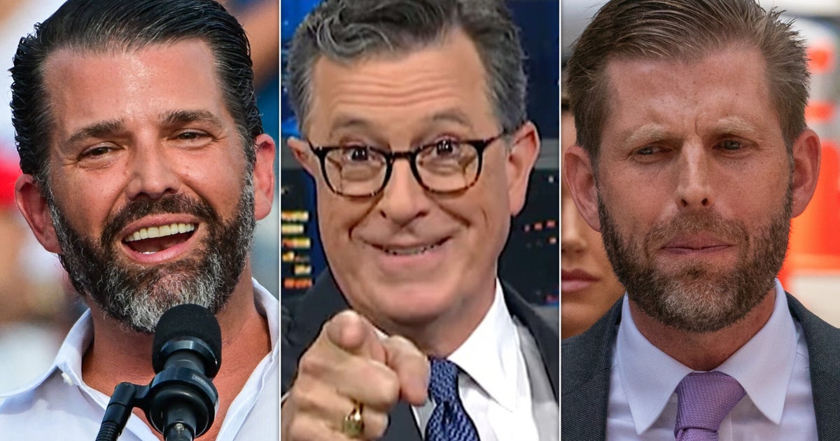 Stephen Colbert Taunts Don Jr. And Eric Over The 1 Thing Trump Truly Hates