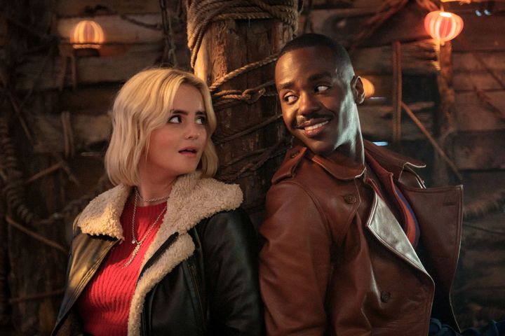 Millie Gibson and Ncuti Gatwa in Doctor Who