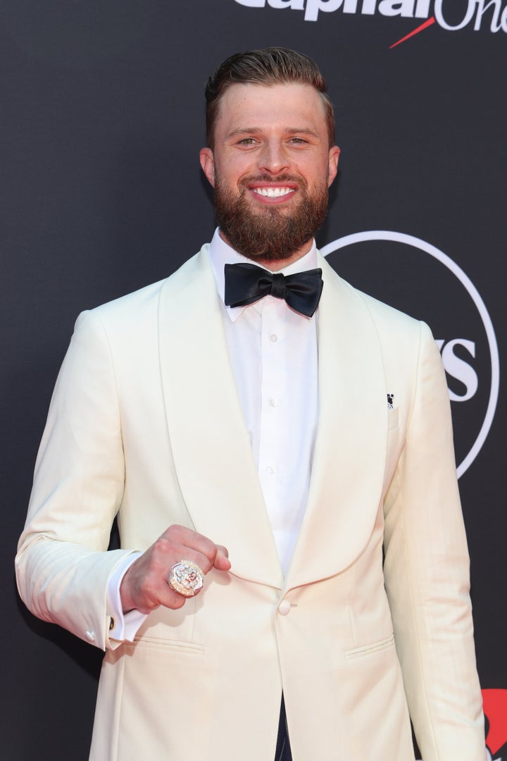 Harrison Butker photographed at the 2024 ESPY Awards at Dolby Theatre on July 11, 2024 in Hollywood, California. 