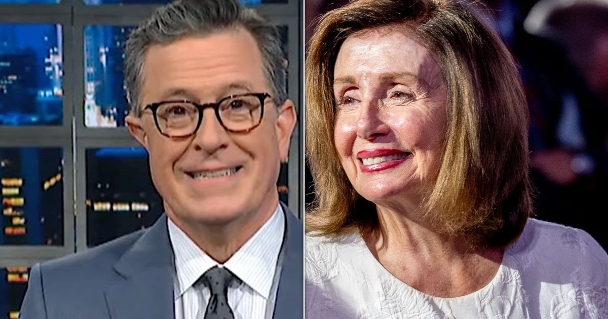 Stephen Colbert Is Wowed By Nancy Pelosi’s ‘Weapons-Grade Passive Aggression’