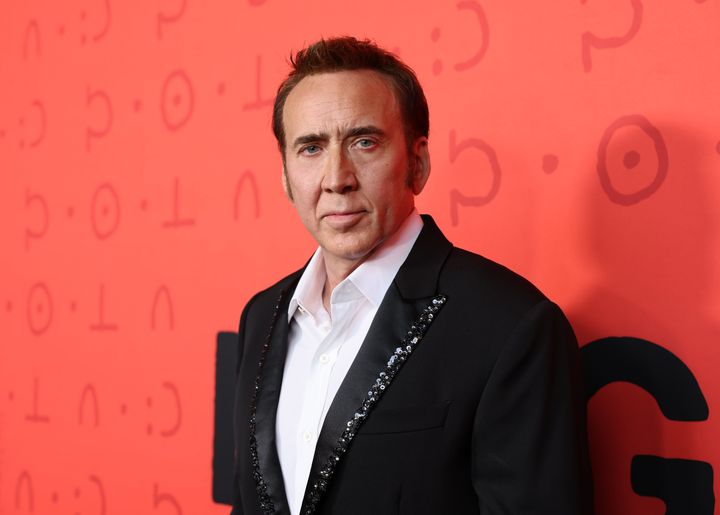 Nicolas Cage as we're more used to seeing him