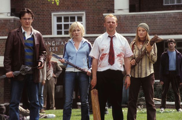 The cast of Shaun Of The Dead