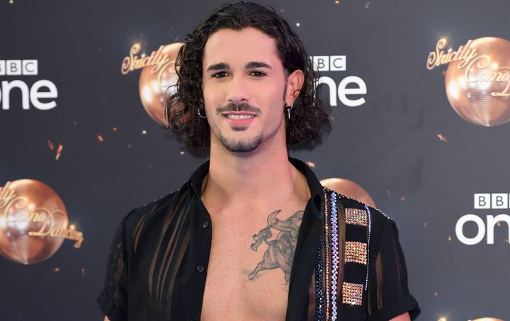 Graziano Di Prima at the Strictly launch in 2018