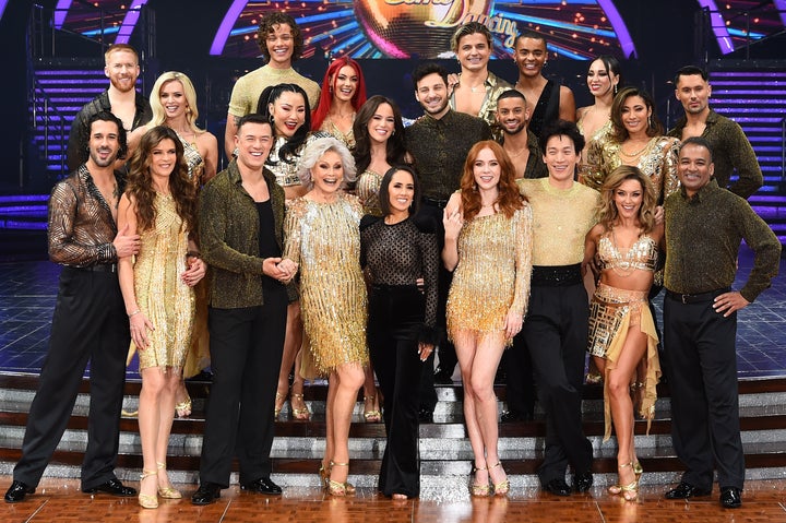 Graziano (bottom left) pictured on the 2024 Strictly Come Dancing tour