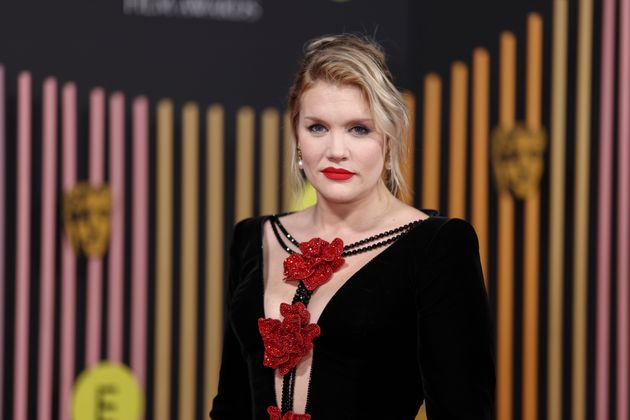 Emerald Fennell at the Baftas earlier this year