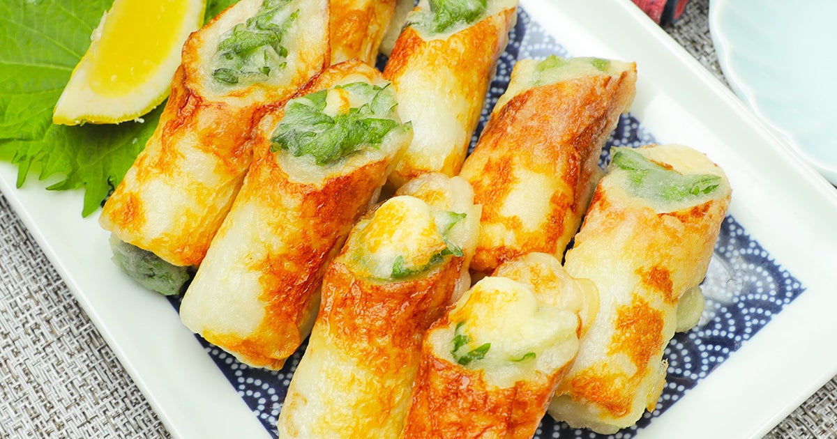 【ちくわの穴に詰めるだけ】今日で3日連続食べてます！揚げずにカリカリの簡単おつまみレシピ