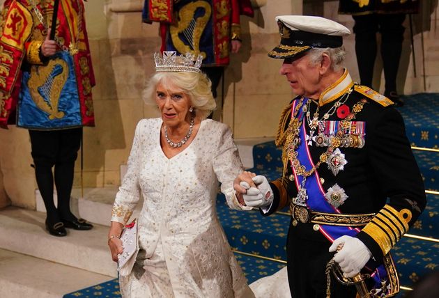 Britain's King Charles III and Queen Camilla at the