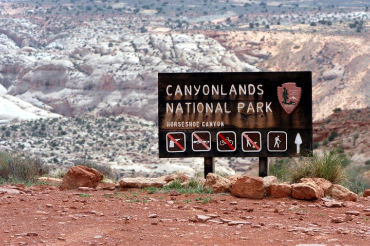A father and daughter who reported getting lost in Canyonlands National Park on Friday were later found dead, authorities said.