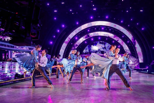 Strictly's resident team of professionals performing during last year's series