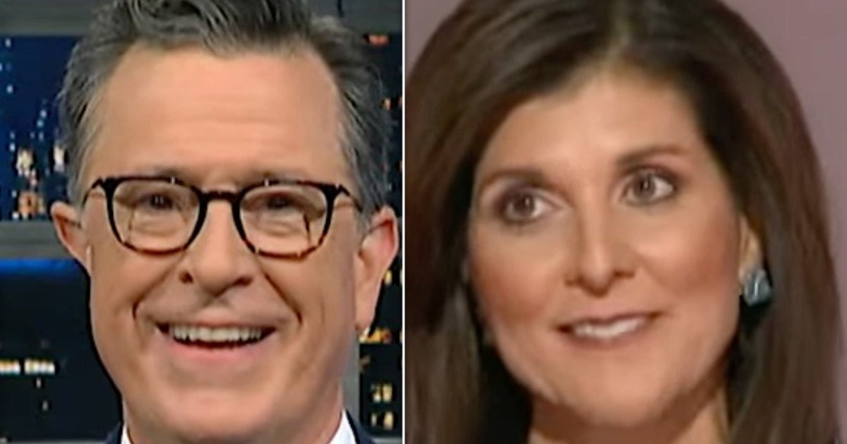 Stephen Colbert Has 3 Brutal Words For Nikki Haley After Humiliating Trump Flip-Flop