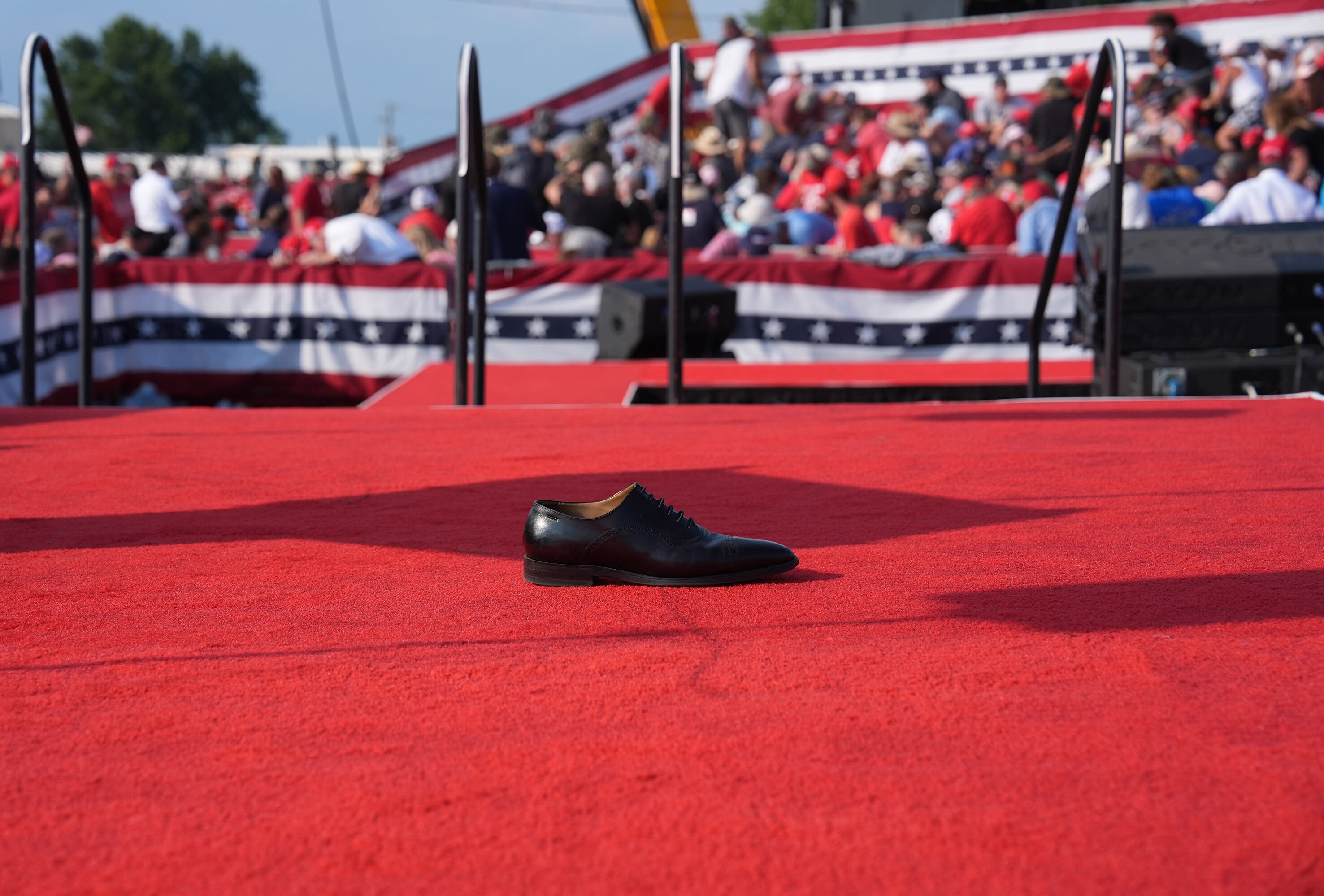 New Video Shows What Happened To Donald Trump’s Shoes During Assassination Attempt