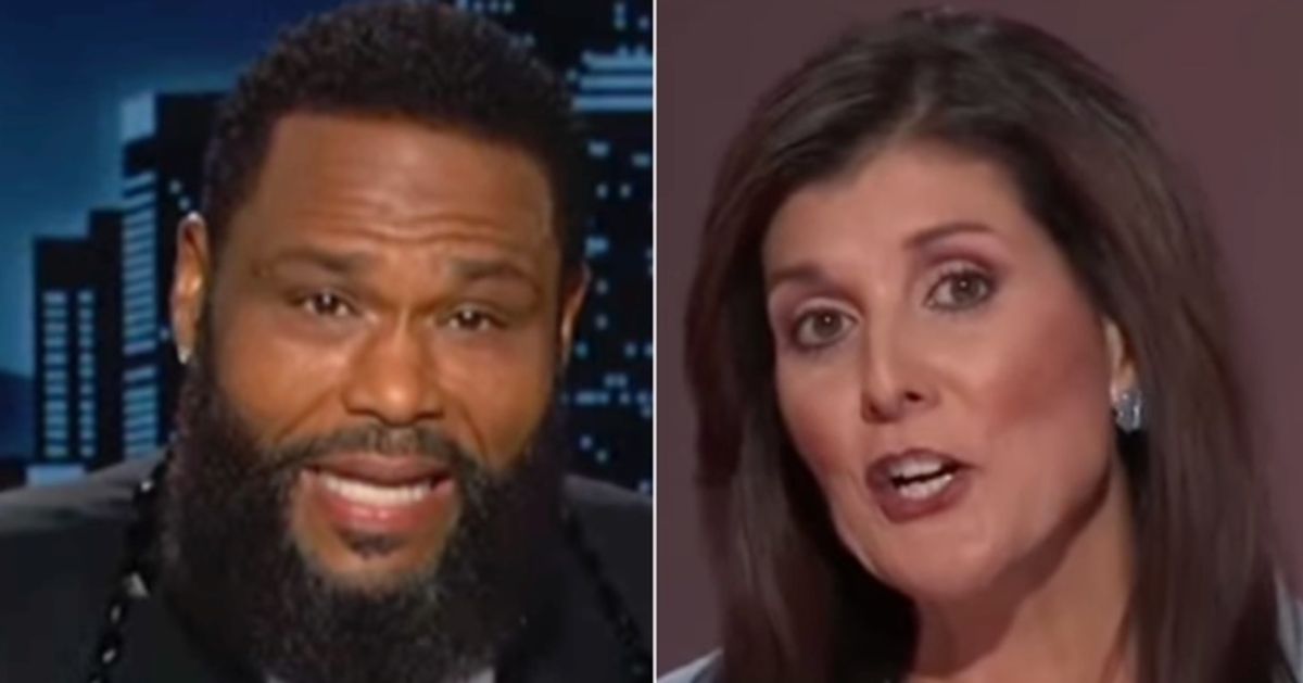 'Kimmel' Guest Host Anthony Anderson Sums Up Nikki Haley In Brutally 'Clear' Message