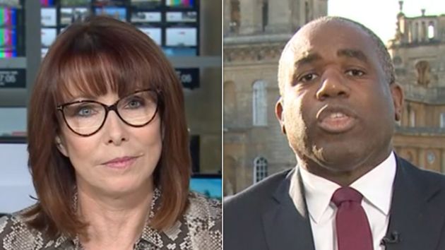 David Lammy was quizzed by Kay Burley on Sky News.