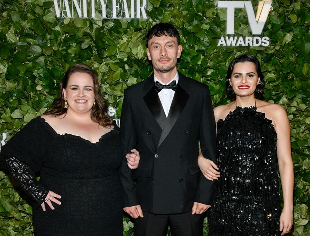 Baby Reindeer stars Jessica Gunning, Richard Gadd and Nava Mau at the Gotham TV Awards last month