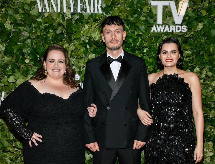 Baby Reindeer stars Jessica Gunning, Richard Gadd and Nava Mau at the Gotham TV Awards last month