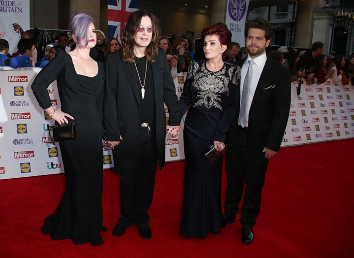 The Osbourne family pictured in 2015