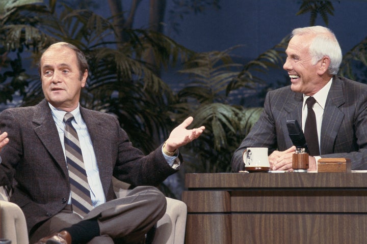 Newhart during an interview with Tonight SHow host Johnny on September 17, 1987