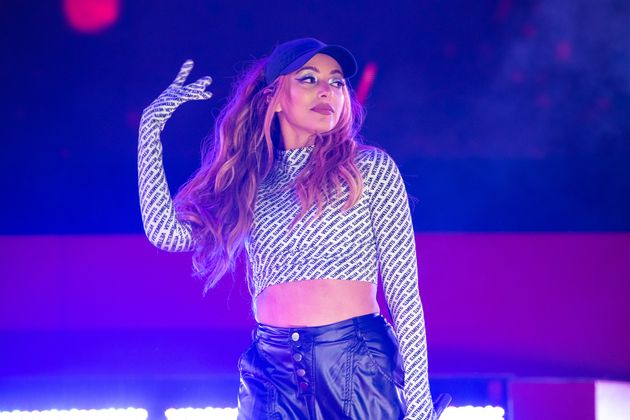 Jade Thirlwall on stage in 2019