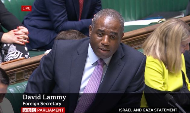 David Lammy announcing the new government's first major move over Gaza
