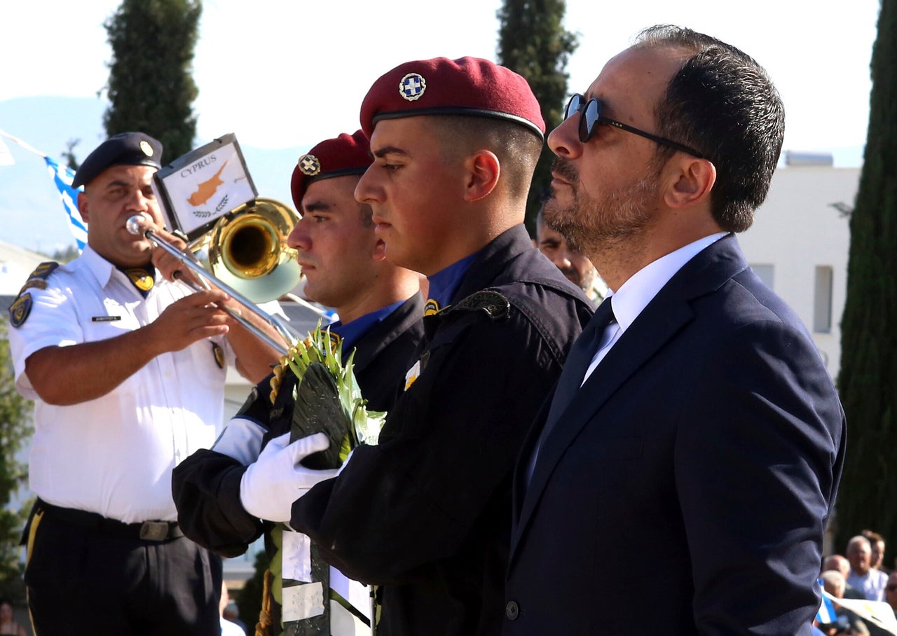 Ο Πρόεδρος της Κυπριακής Δημοκρατίας, Νίκος Χριστοδουλίδης, στις εκδηλώσεις μνήμης για τα 50 χρόνια τουρκικής εισβολής - Λευκωσία, 20 Ιουλίου 2024.