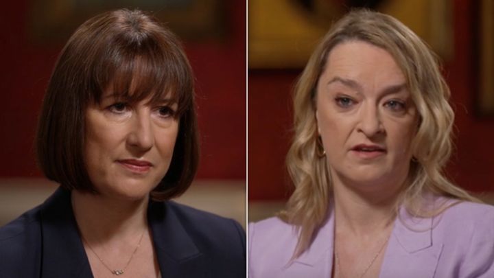 Rachel Reeves and Laura Kuenssberg