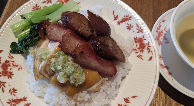 「香港焼味酒家 赤坂璃宮 」の焼味（シウ・メイ）