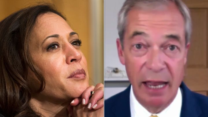 Nigel Farage spoke about Kamala Harris on LBC this morning