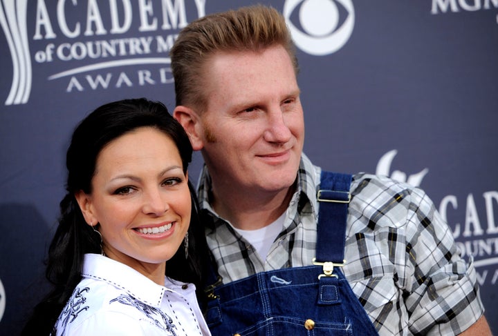 Joey Feek, left, and Rory Feek recorded seven studio albums as the country-bluegrass duo Joey + Rory. 