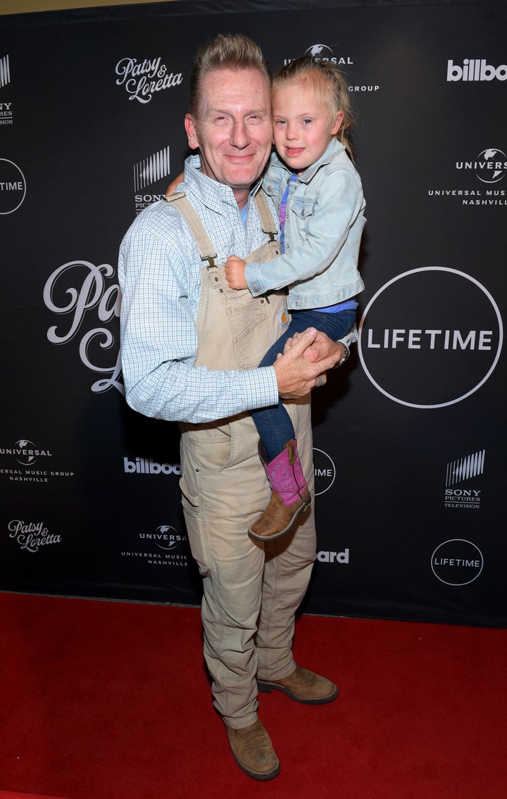 Rory Feek and his daughter, Indiana, in 2019. 