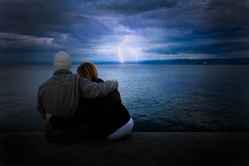 Experts say lightning can strike from up to 15 miles away from the core of a thunderstorm.