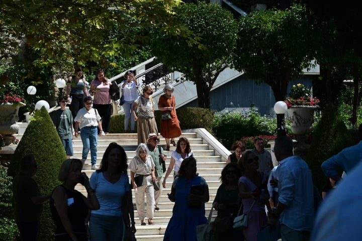 Εκδηλώσεις στον κήπο του Προεδρικού Μεγάρου με αφορμή την επέτειο 50 χρόνων από την αποκατάσταση της Δημοκρατίας, Κυριακή 20 Ιουλίου 2024.