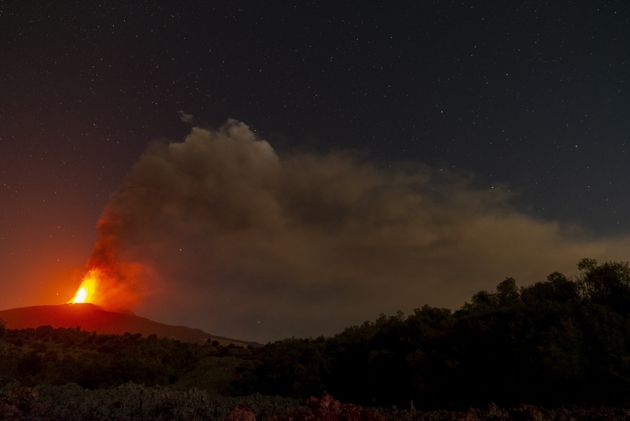 Άποψη της Αίτνας από το Αντράνο της Κατάνια.