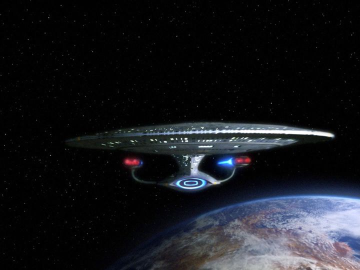 To διαστημόπλοιο Enterprise από τη τηλεοπτική σειρά STAR TREK