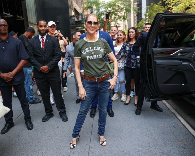 Céline Dion pictured in New York last month