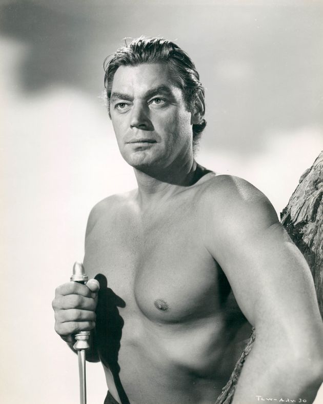 Ο Αμερικανός κολυμβητής και ηθοποιός Johnny Weissmuller (1904 - 1984) ως Ταρζάν στο «Tarzan And The Leopard Woman», σε σκηνοθεσία Kurt Neumann, 1946. (Photo by Silver Screen Collection/Getty Images)