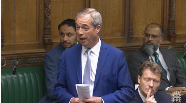 Nigel Farage in the Commons