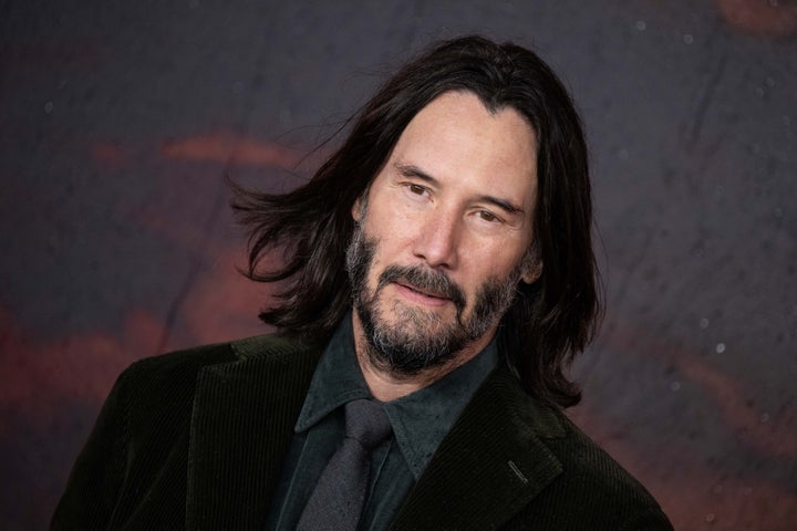 Keanu Reeves comparece a uma exibição de "John Wick: Capítulo 4" em 2023.