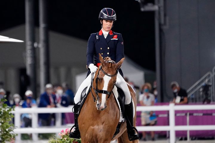 Britain's Charlotte Dujardin has withdrawn from the Paris Games after a video emerged.