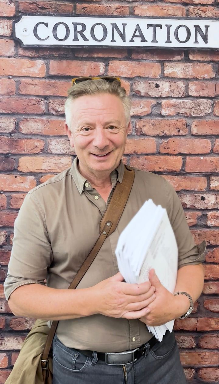 Sean Wilson is back on the cobbles as Martin Platt