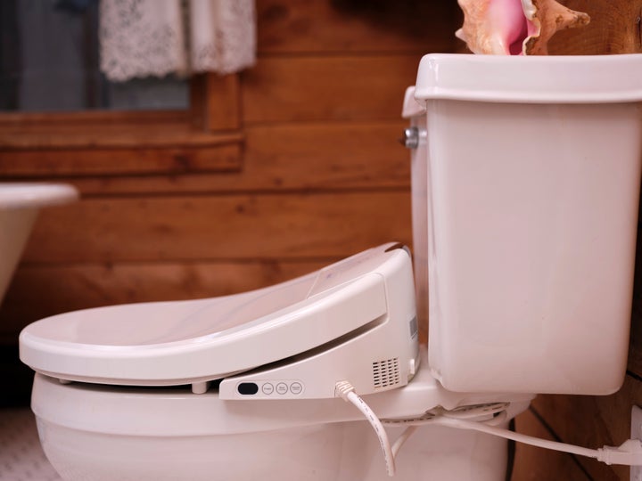 Bidet attachments can be added to home toilets, and look quite different from a traditional bidet.