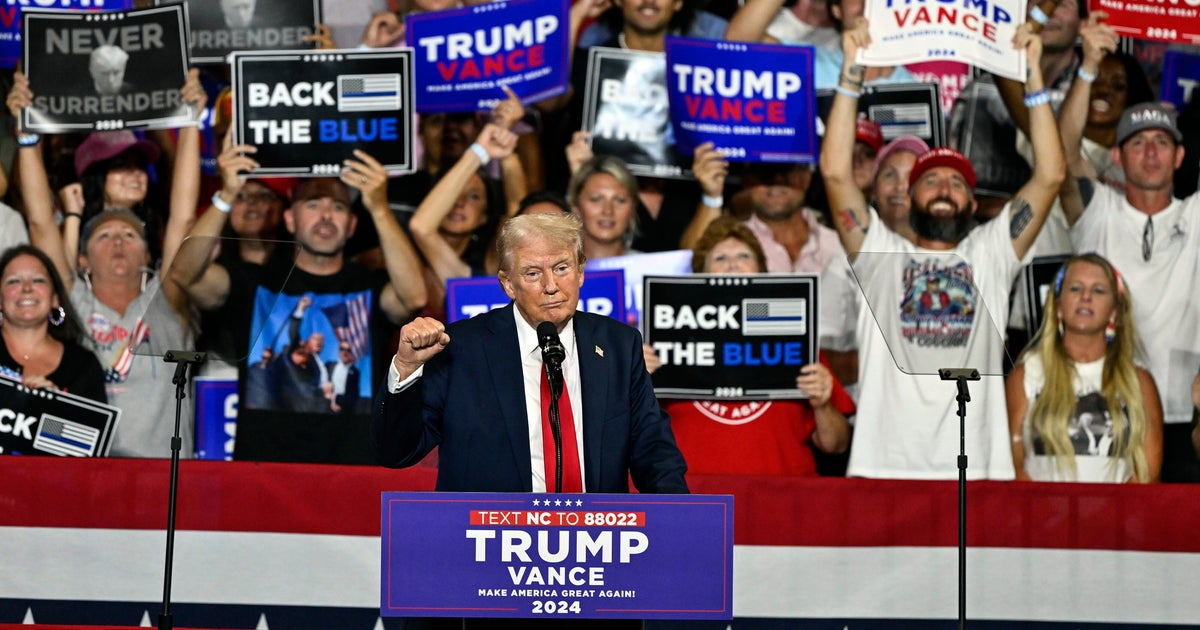 Trump Turns His Full Focus On Harris At First Rally Since Biden's Exit From 2024 Race