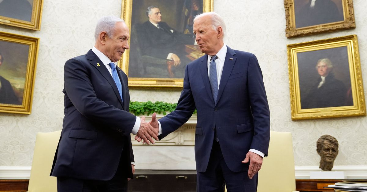 Netanyahu Meets With Biden And Harris At The White House