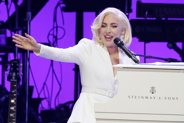 Lady Gaga on stage in 2017