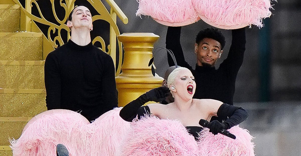 NextImg:Lady Gaga Gloriously Vamps It Up Along The Seine In Paris Olympic Opening Ceremony