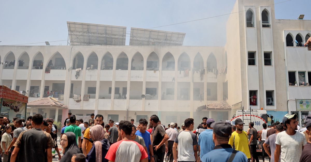 Israeli Airstrikes Hit School Sheltering People In Gaza, Killing At Least 30