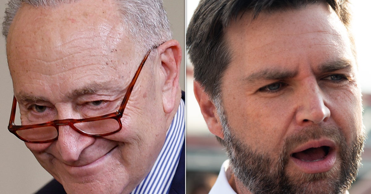 NextImg:Chuck Schumer Dares Trump To Dump JD Vance Before It's Too Late